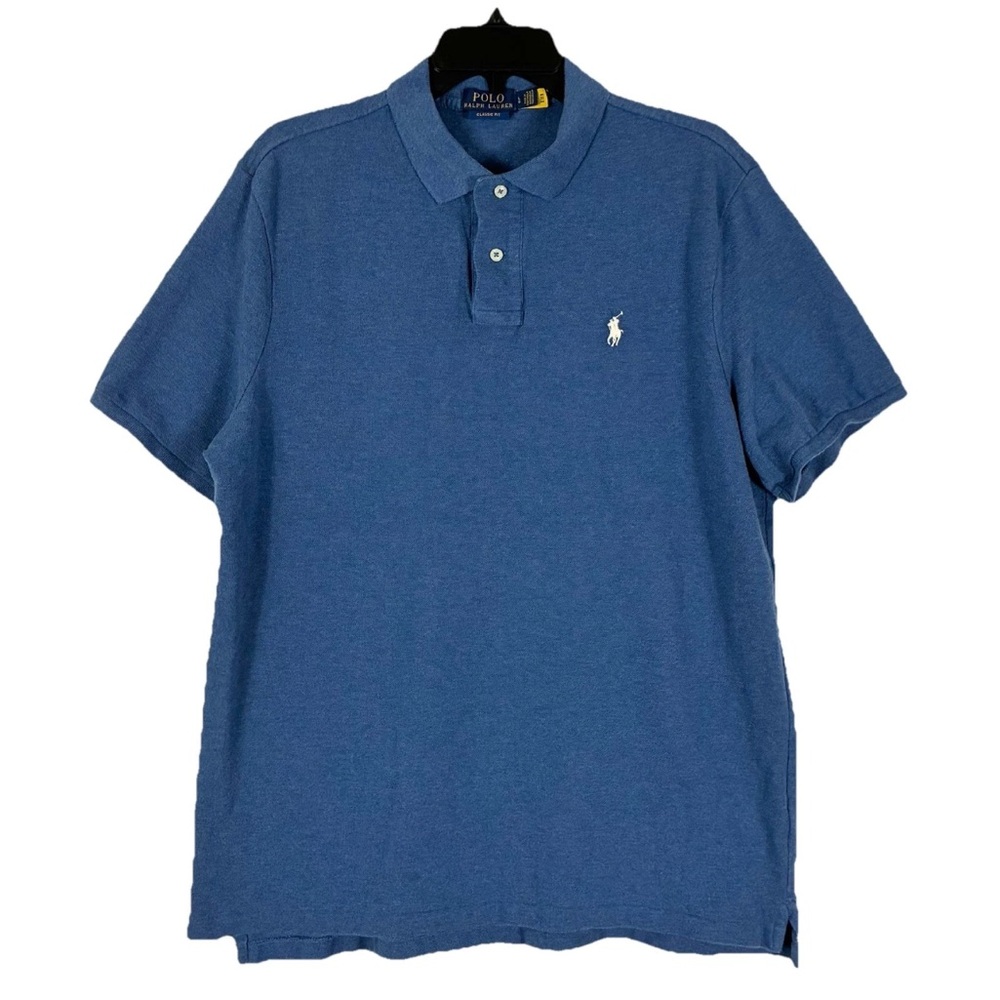 Nwot Polo Ralph Lauren Blue Classic Fit Polo L Small Pony Preppy Golf Staple